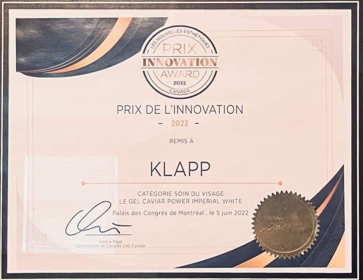 KLAPP - Prix de l'innovation 2022 Caen